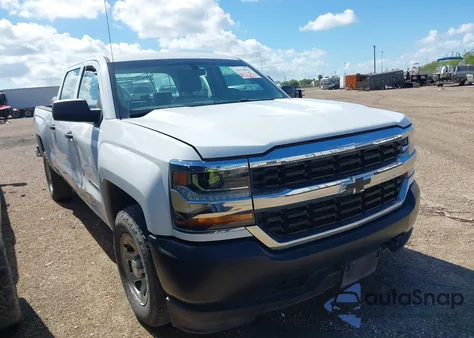 2018 Chevrolet Silverado 1500 Wt из США, поврежденный, VIN 3GCPCNECXJG362341